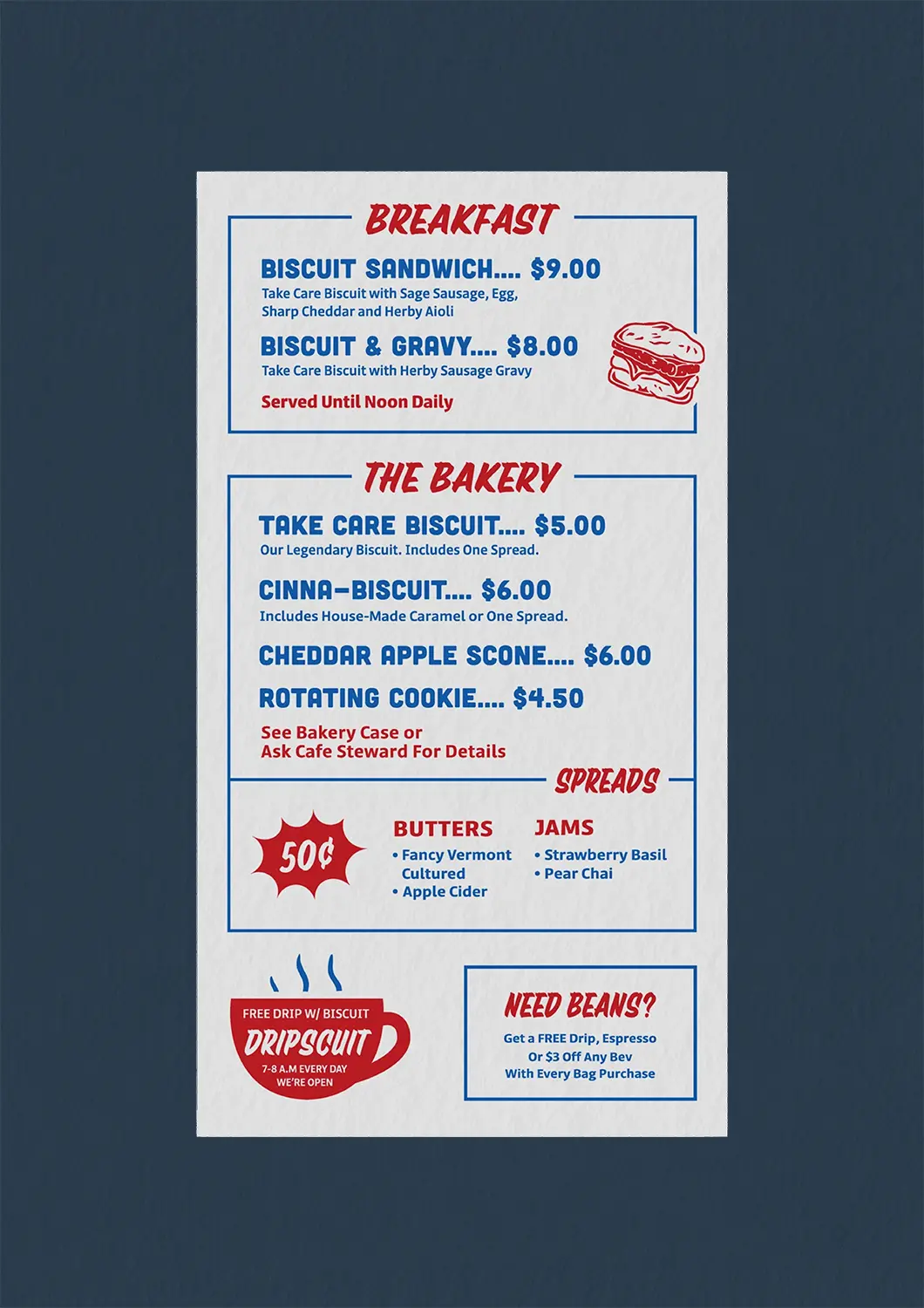 Oleo Coffee menu pages 5 and 6