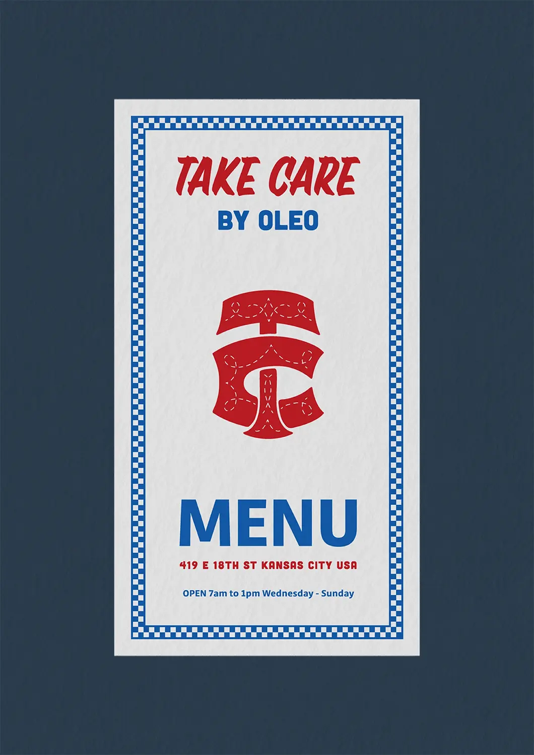 Oleo Coffee menu pages 1 and 2