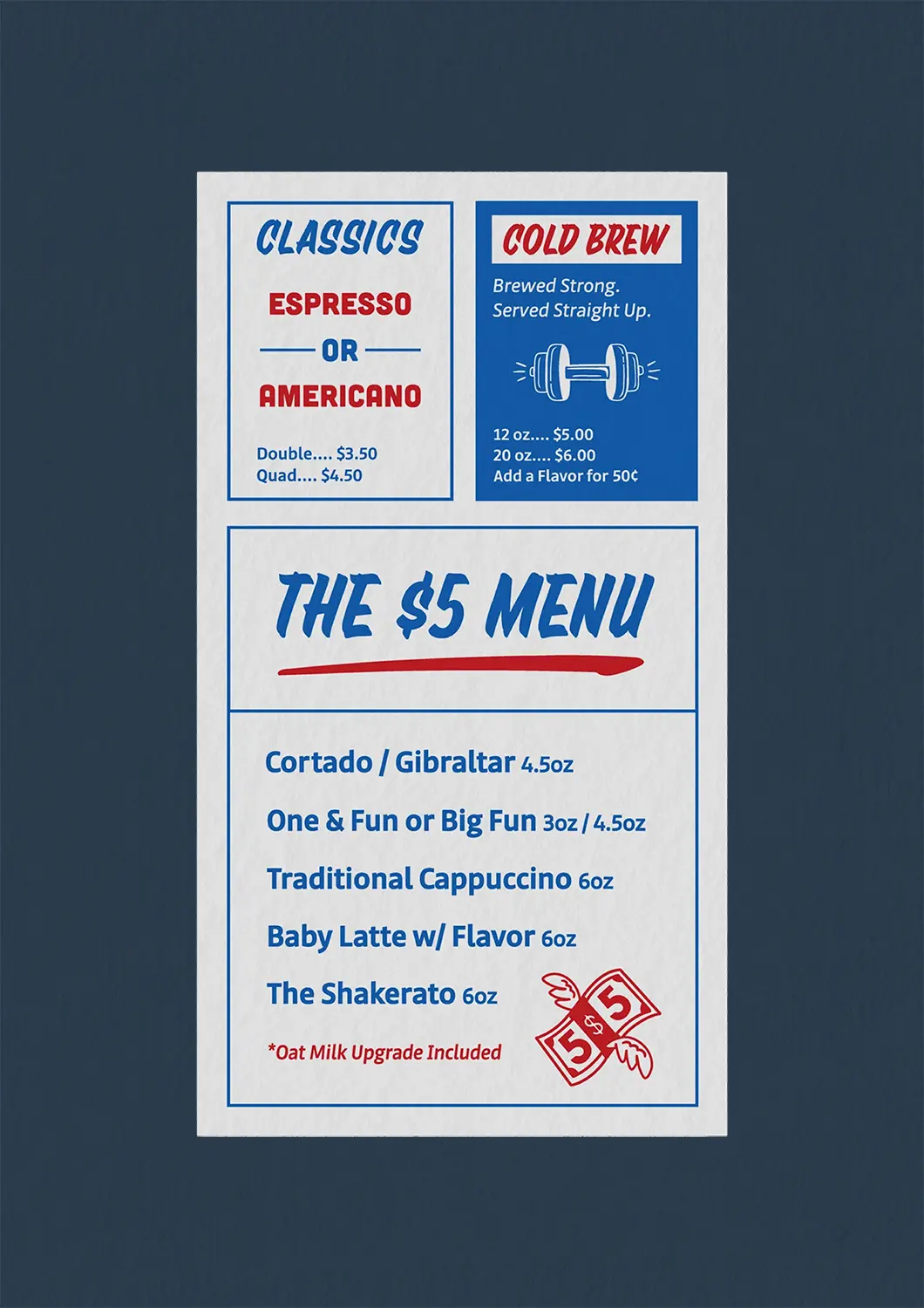 Oleo Coffee menu pages 3 and 4